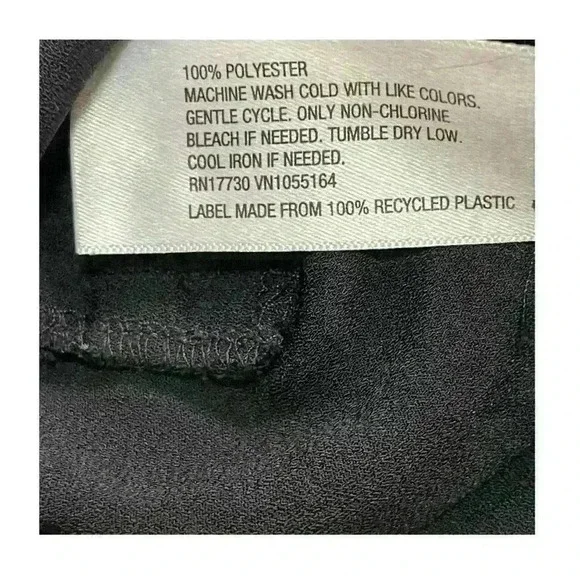 Andeawy Black Tie in Front Casual Pants Size XXL Open in Front - Picture 8 of 9